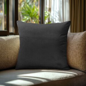 Beauty Home Μαξιλαροθήκη ΒΕΛΟΥΔΟ PREMIUM ΜΑΥΡΟ