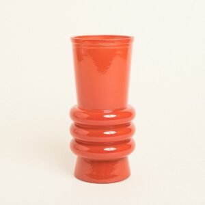 Beauty Home Γυάλινο Βάζο Ελάνη 25 CM