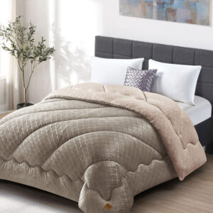 Κουβερτοπάπλωμα LUNORA CREAM MADI