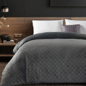 Παπλωματοθήκη NEVOLA ANTHRACITE MADI