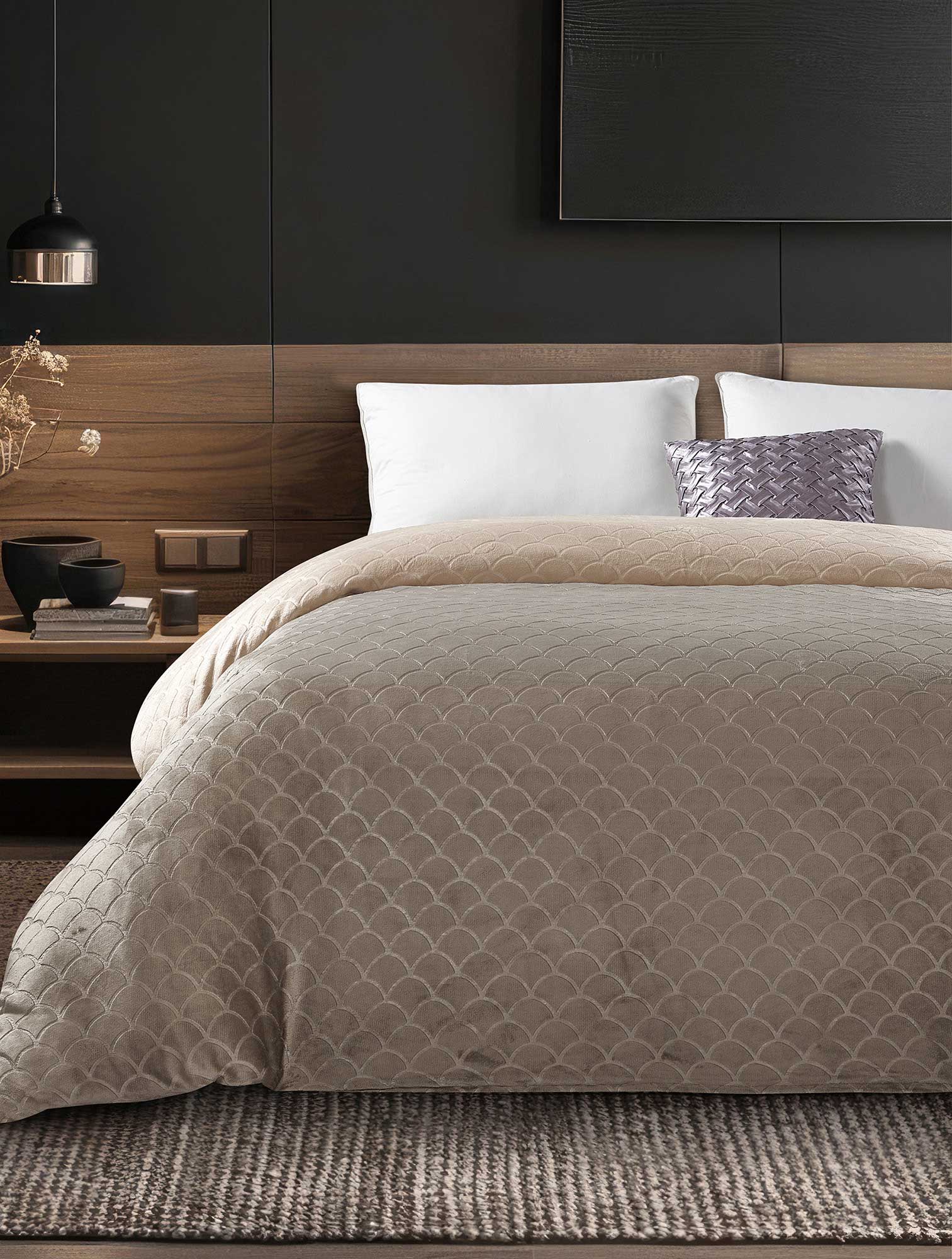 Παπλωματοθήκη NEVOLA CREAM MADI