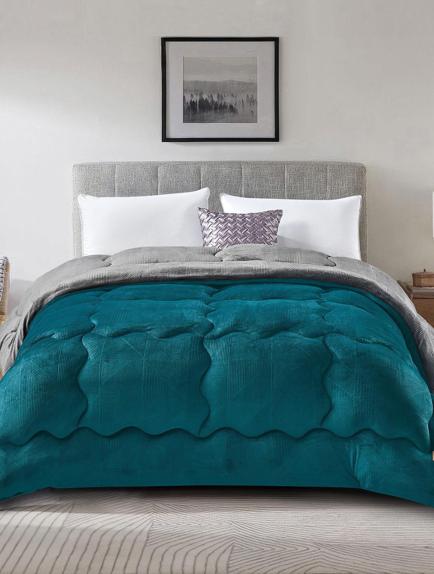 Κουβερτοπάπλωμα NIVORO PETROL MADI