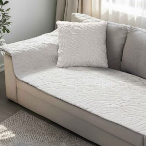 Μεμονωμένο γούνινo κάλυμμα SERANI WHITE MADI