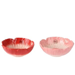 Beauty Home Μπολ Κεραμικό παπαρούνα  12 x 5 cm