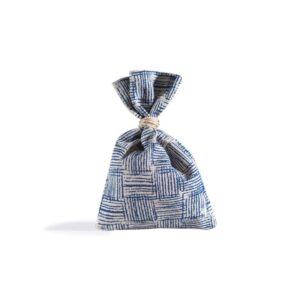 Beauty Home ΠΟΥΓΚΙ 12 x 17 cm ΜΠΛΕ ΚΑΡΩ ΓΡΑΜΜΕΣ