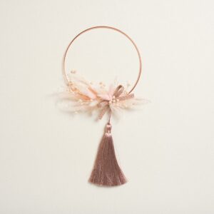 Beauty Home ΣΤΕΦΑΝΙ ΣΤΟΛΙΣΜΕΝΟ ΡΟΖ-ΧΡΥΣΟ ΜΕ ΑΠΟΞΗΡΑΜΕΝΑ