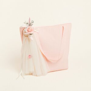 Beauty Home ΤΣΑΝΤΑ ΒΑΠΤΙΣΗΣ ΜΕ ΦΕΡΜΟΥΑΡ 53 X 43 cm ΜΟΝΟΧΡΩΜΗ PREMIUM ΣΟΜΟΝ