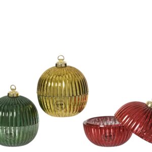 Beauty Home Γυάλινη Μπάλα Ø7.8 x 10.1 cm