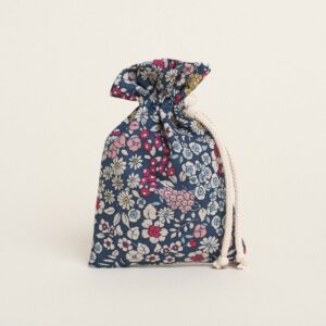 Beauty Home ΠΟΥΓΚΙ ΜΕ ΚΟΡΔΟΝΙ 12 x 17 cm ΜΠΛΕ ΦΛΟΡΑΛ