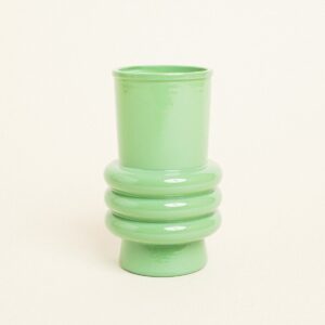 Beauty Home Γυάλινο Βάζο Ελάνη 17 CM