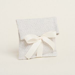 Beauty Home ΠΟΥΓΚΙ ΜΕ ΚΟΡΔΕΛΑ 12 x 17 cm ΚΕΝΤΗΜΑ ΡΟΜΒΟΣ ΓΚΡΙ