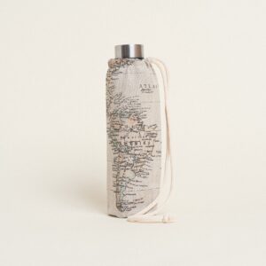 Beauty Home ΘΗΚΗ ΓΙΑ ΜΠΟΥΚΑΛΙ ΜΕ ΚΟΡΔΟΝΙ 22 x 12 cm ΧΑΡΤΗΣ VINTAGE