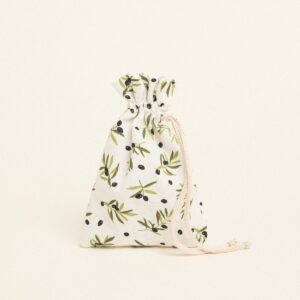 Beauty Home ΠΟΥΓΚΙ ΜΕ ΚΟΡΔΟΝΙ 12 x 17 cm  ΜΙΚΡΕΣ ΕΛΙΕΣ ΛΕΥΚΟ ΦΟΝΤΟ 140 CM