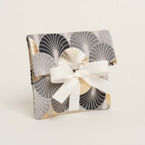 Beauty Home ΠΟΥΓΚΙ ΜΕ ΚΟΡΔΕΛΑ 12 x 17 cm ΧΡΥΣΟ ART DECO