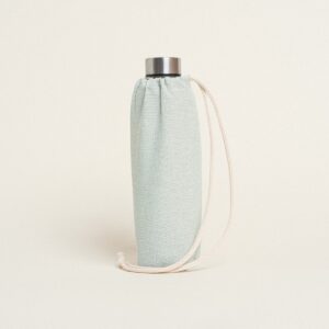 Beauty Home ΘΗΚΗ ΓΙΑ ΜΠΟΥΚΑΛΙ ΜΕ ΚΟΡΔΟΝΙ 22 x 12 cm  ΒΕΡΑΜΑΝ ΧΡΥΣΟ LUREX