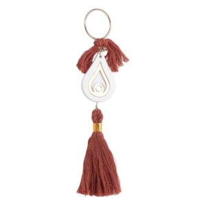 Beauty Home ΚΡΕΜΑΣΤΟ ΚΕΡΑΜΙΚΟ ΔΑΚΡΥ ΜΕ PLEXI GLASS MATI ΧΡΥΣΟ ΤΕΡΑΚΟΤΑ