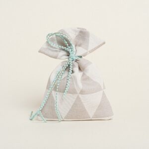 Beauty Home ΠΟΥΓΚΙ 12 x 17 cm ΖΑΚΑΡ ΤΡΙΓΩΝΟ ΡΕΤΡΟ ΜΠΕΖ