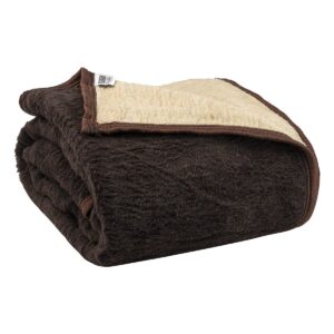 Beauty Home Ακρυλική κουβέρτα μονή art Ε11200 160×220 Καφέ