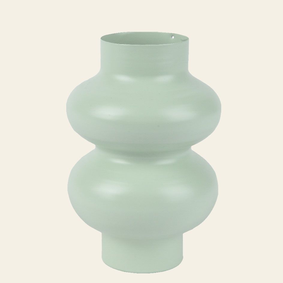 Beauty Home Βάζο Μεταλλικό Μέντα 13 x 19.5cm - Image 2