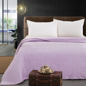 Beauty Home Κουβέρτα μονόχρωμη μονή Fleece Art 11553 160×220 Λιλά