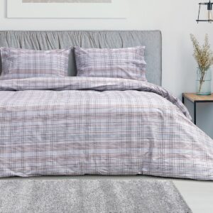 Beauty Home Σετ παπλωματοθήκη υπέρδιπλη Margarita Art 12074 230×250 Εμπριμέ