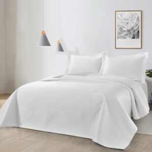 Beauty Home Σετ κουβερλί υπέρδιπλο Amelia Art 12322 230×250 Λευκό