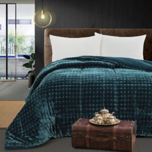 Beauty Home Κουβερτοπάπλωμα king size Art 12514 240×260 Πετρόλ