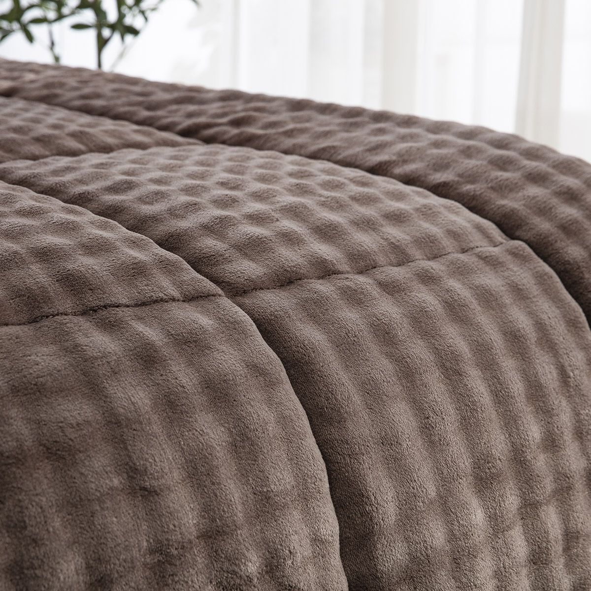 Beauty Home Κουβερτοπάπλωμα king size Art 12515 240x260 Μόκα - Image 5