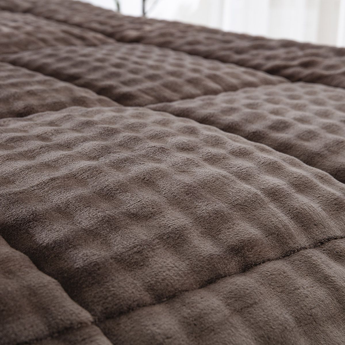 Beauty Home Κουβερτοπάπλωμα king size Art 12515 240x260 Μόκα - Image 4