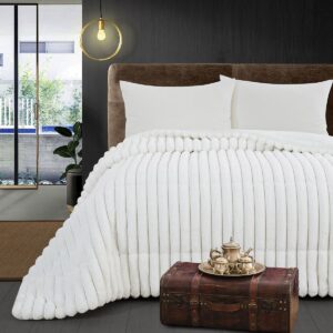 Beauty Home Κουβερτοπάπλωμα υπέρδιπλο Art 12520 220×240 Λευκό