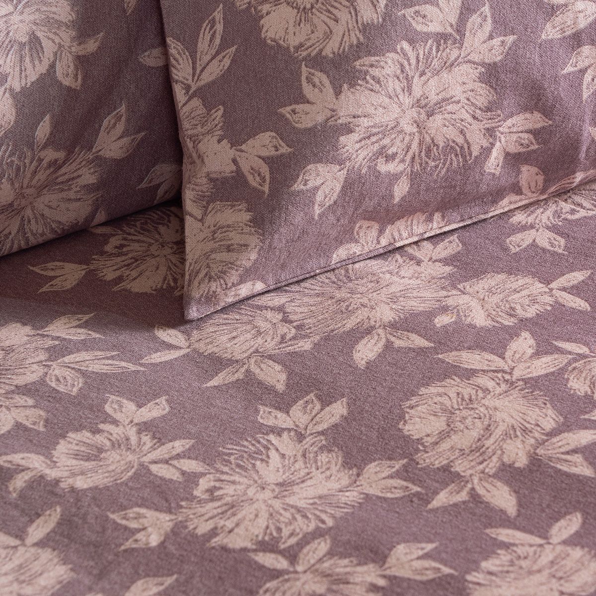 Beauty Home Σετ σεντόνια φανελένια υπέρδιπλα Muscat Art 12635 240x260 Σάπιο Μήλο - Image 3