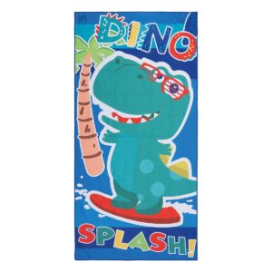 Beauty Home Πετσέτα θαλάσσης διπλής όψης παιδική Microfiber Αrt 2263 Μπλε