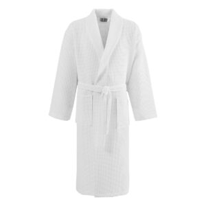 Beauty Home Μπουρνούζι Support πικέ με γιακά Art Ε3053 50%Cot-50%Pol 210gsm Large Λευκό