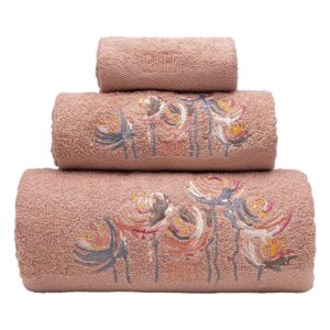 Beauty Home Σετ πετσέτες Art 3392 Σετ 3τμχ Σάπιο Μήλο