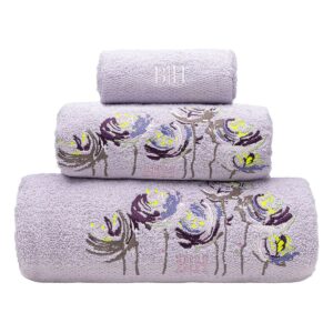 Beauty Home Σετ πετσέτες Art 3396 Σετ 3τμχ Λιλά