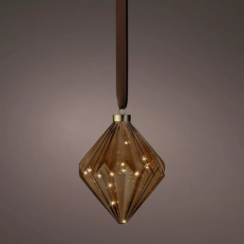 ΦΑΝΑΡΙ ΕΣΩΤΕΡΙΚΟΥ ΧΩΡΟΥ ΔΙΑΜΑΝΤΙ 16 CM ΜΕ LED Beauty Home - Image 2