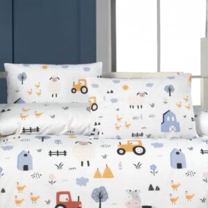 Beauty Home Ζεύγος μαξιλαροθήκες βρεφικές Art 5601 35×45 Γαλάζιο