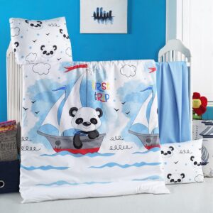 Beauty Home Ζεύγος μαξιλαροθήκες βρεφικές Art 5616 35×45 Γαλάζιο