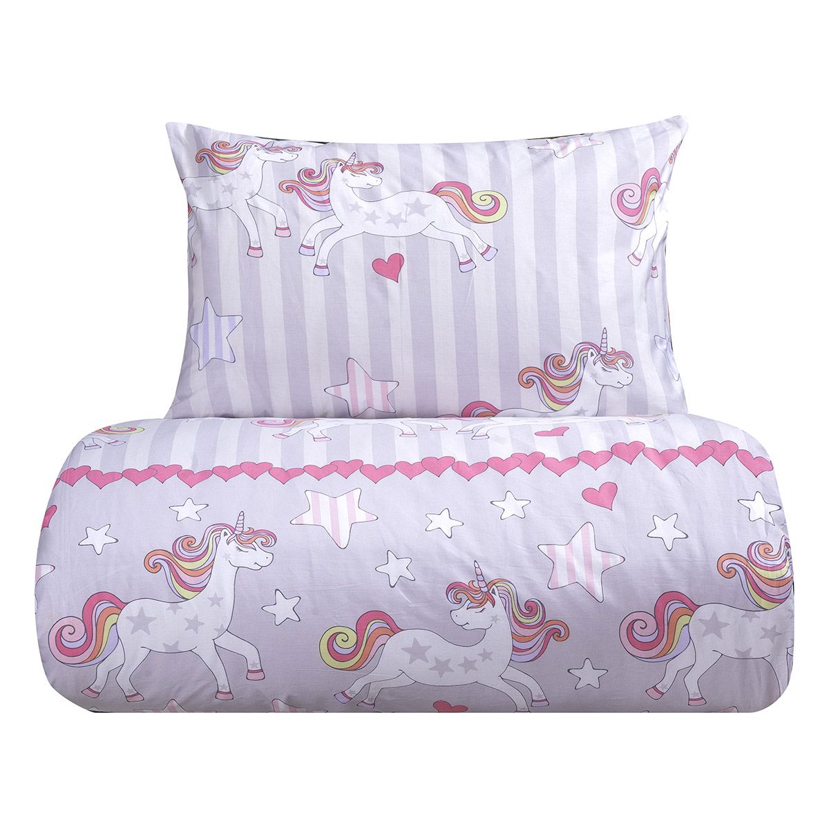 Beauty Home Σετ πάπλωμα μονό Myth Art 6236 160x240 Λιλά - Image 5