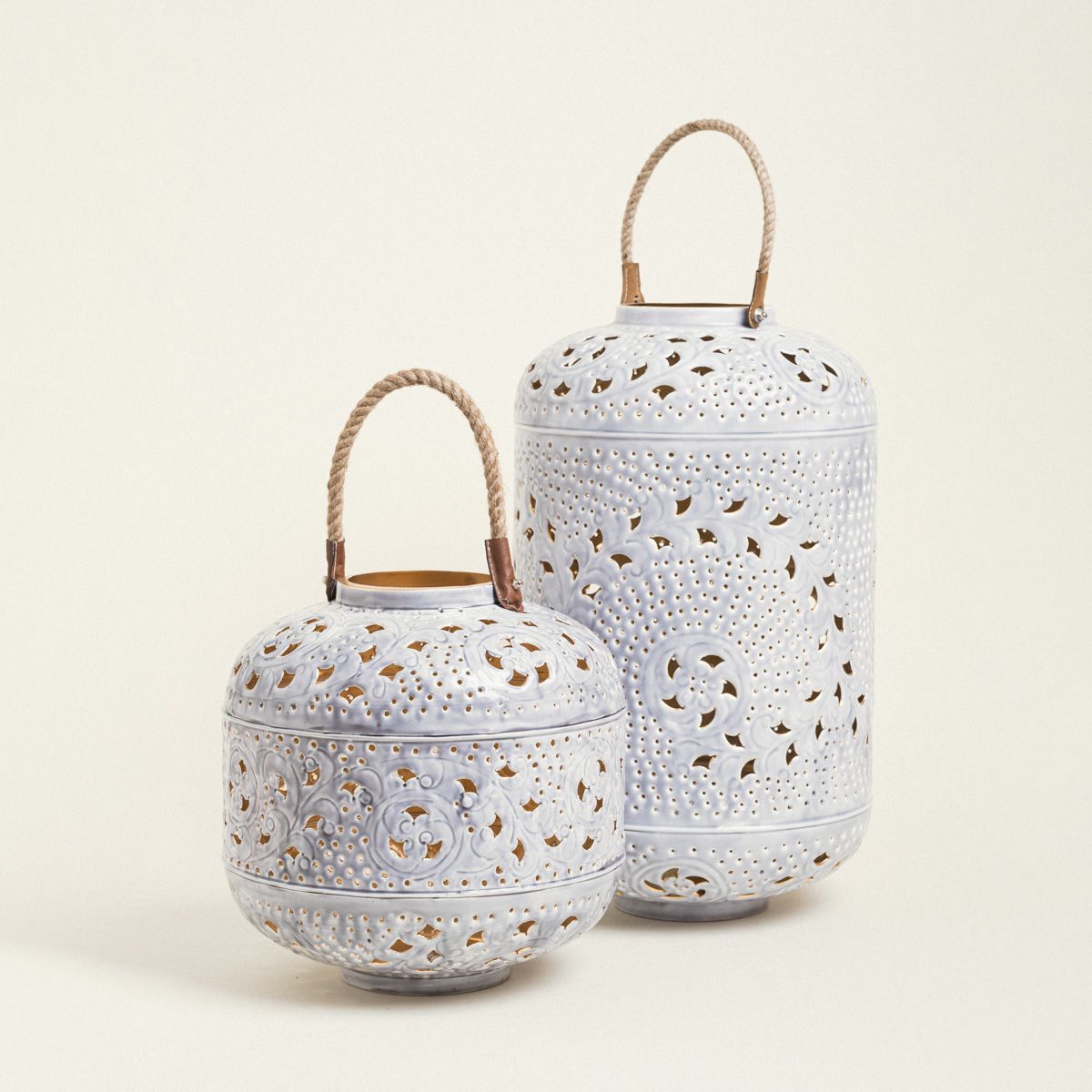 ΦΑΝΑΡΙ ΜΕΤΑΛΙΚΟ ΓΚΡΙ 30 x 28 cm Beauty Home - Image 4