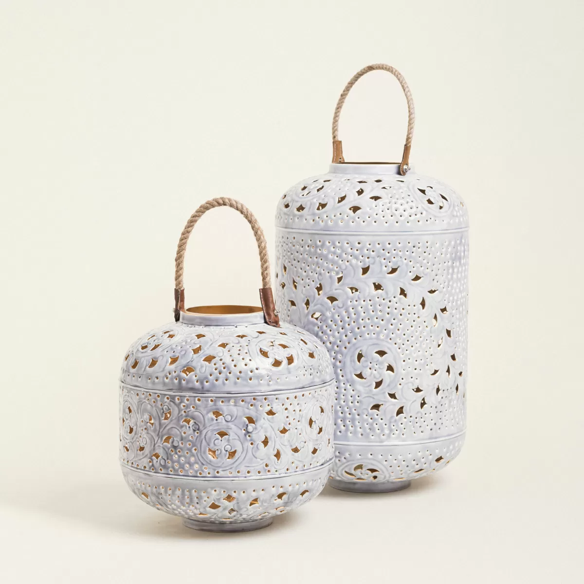 ΦΑΝΑΡΙ ΜΕΤΑΛΙΚΟ ΓΚΡΙ 30 x 28 cm Beauty Home - Image 2