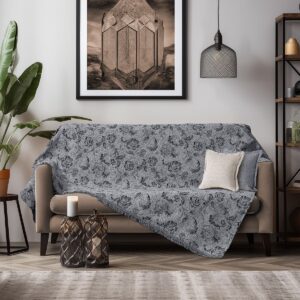 Beauty Home Ριχτάρι Τριθέσιο Art 8627 180×300 Σκούρο Γκρι