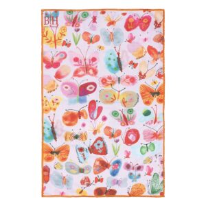 Beauty Home Πετσέτα κουζίνας διπλής όψης Microfiber Art 8652 40×60 Φουξ