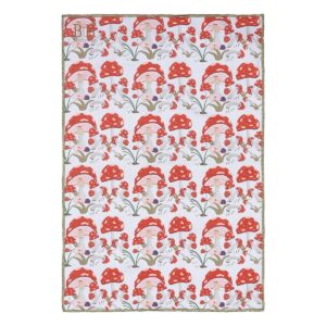 Beauty Home Πετσέτα κουζίνας διπλής όψης Microfiber Art 8653 40×60 Κόκκινο