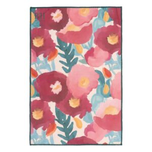 Beauty Home Πετσέτα κουζίνας διπλής όψης Microfiber Art 8661 40×60 Ροζ,Πράσινο