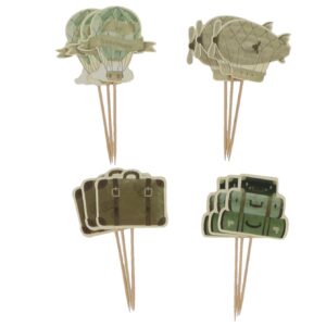 Beauty Home 12 Ταμπελάκια με θέμα “Ταξίδι” 9,5cm