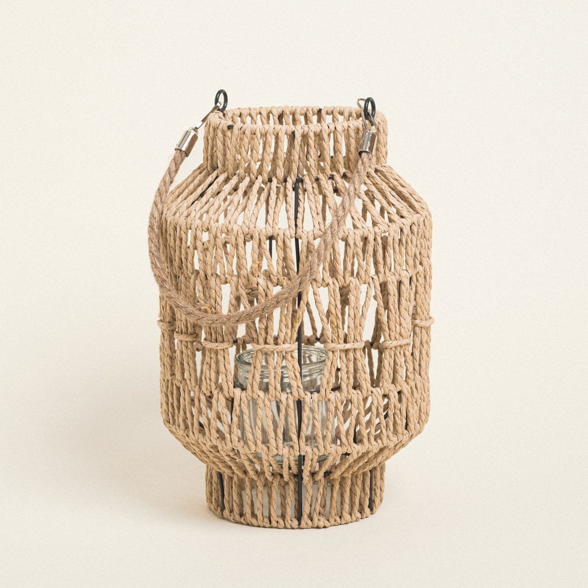 ΦΑΝΑΡΙ ΧΕΙΡΟΠΟΙΗΤΟ ΜΕ ΚΟΡΔΟΝΙ 31 x 19 cm Beauty Home - Image 3