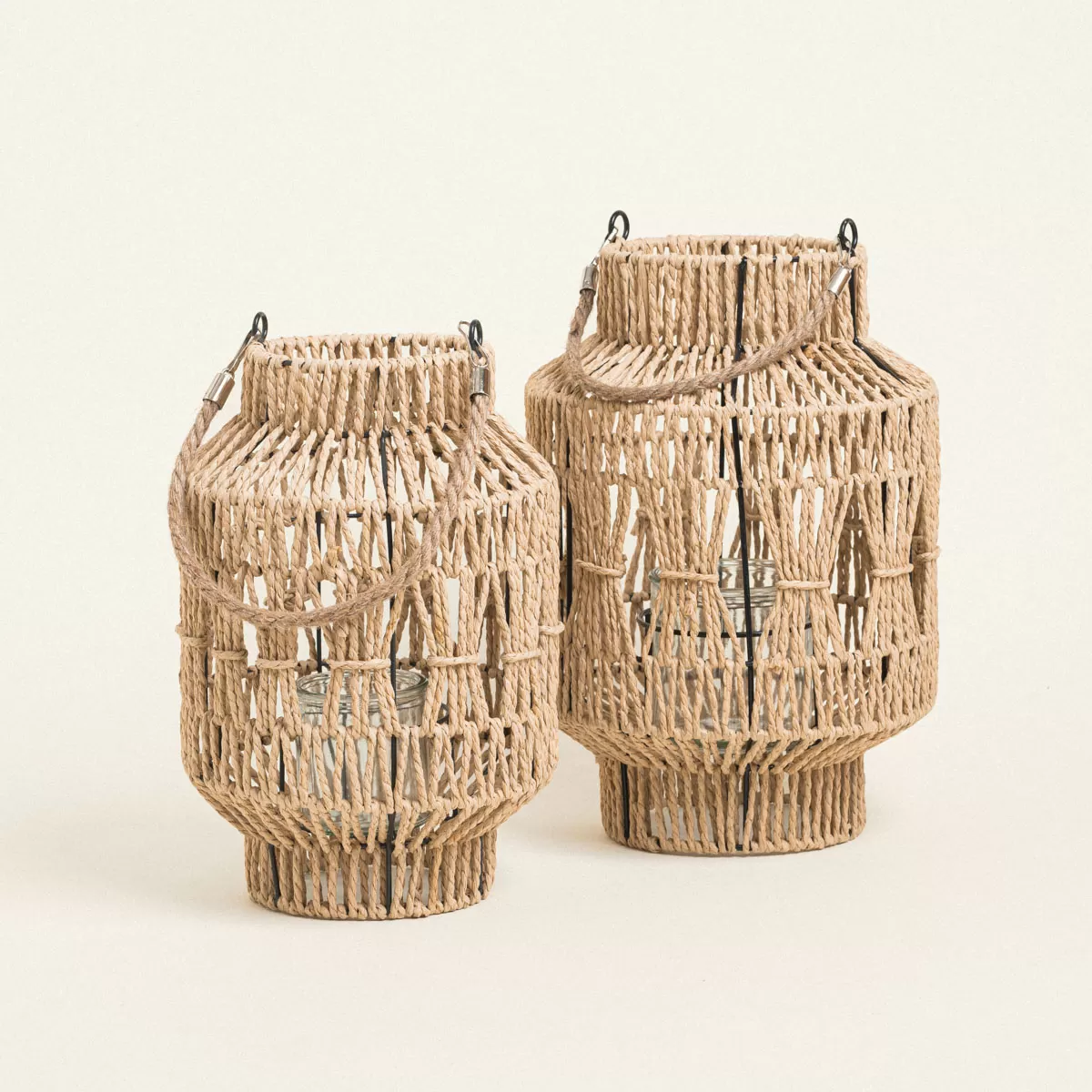 ΦΑΝΑΡΙ ΧΕΙΡΟΠΟΙΗΤΟ ΜΕ ΚΟΡΔΟΝΙ 31 x 19 cm Beauty Home - Image 2