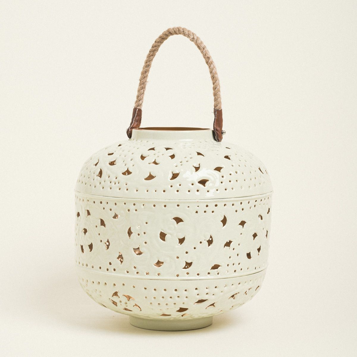 ΦΑΝΑΡΙ ΜΕΤΑΛΙΚΟ ΜΕΝΤΑ 30 x 28 cm Beauty Home - Image 3