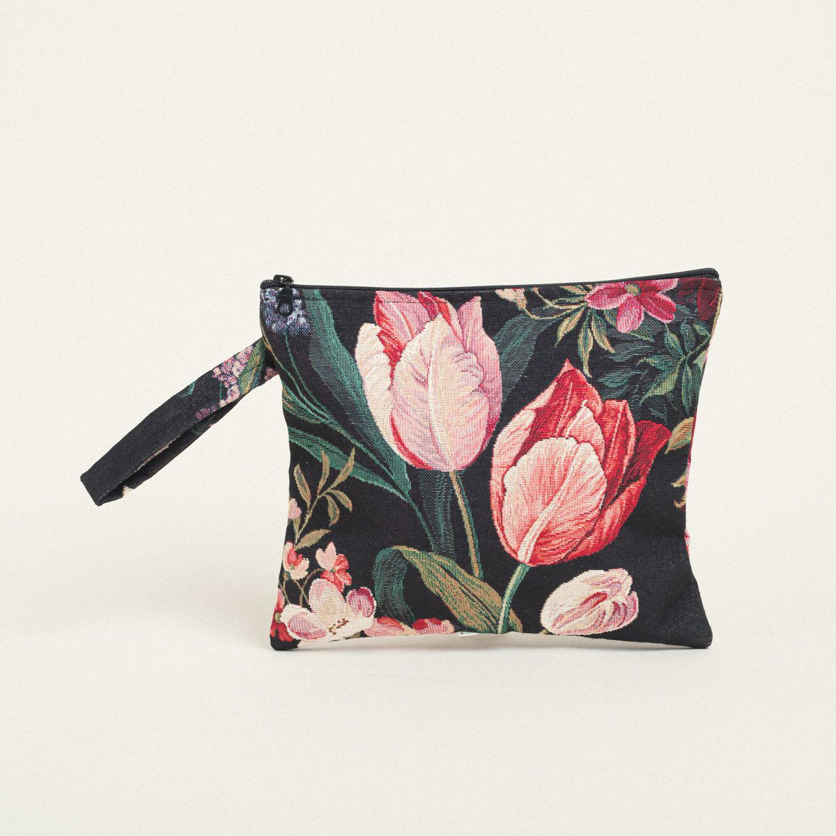 ΝΕΣΕΣΕΡ 29 x 25 cm ΣΤΟΦΑ ΛΟΥΛΟΥΔΙΑ ΜΑΥΡΟ ΦΟΝΤΟ Beauty Home - Image 2